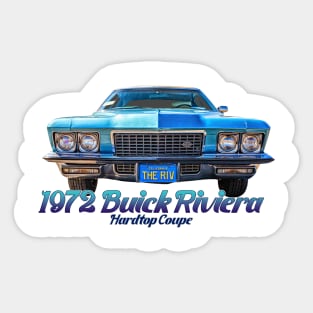 1972 Buick Riviera Hardtop Coupe Sticker